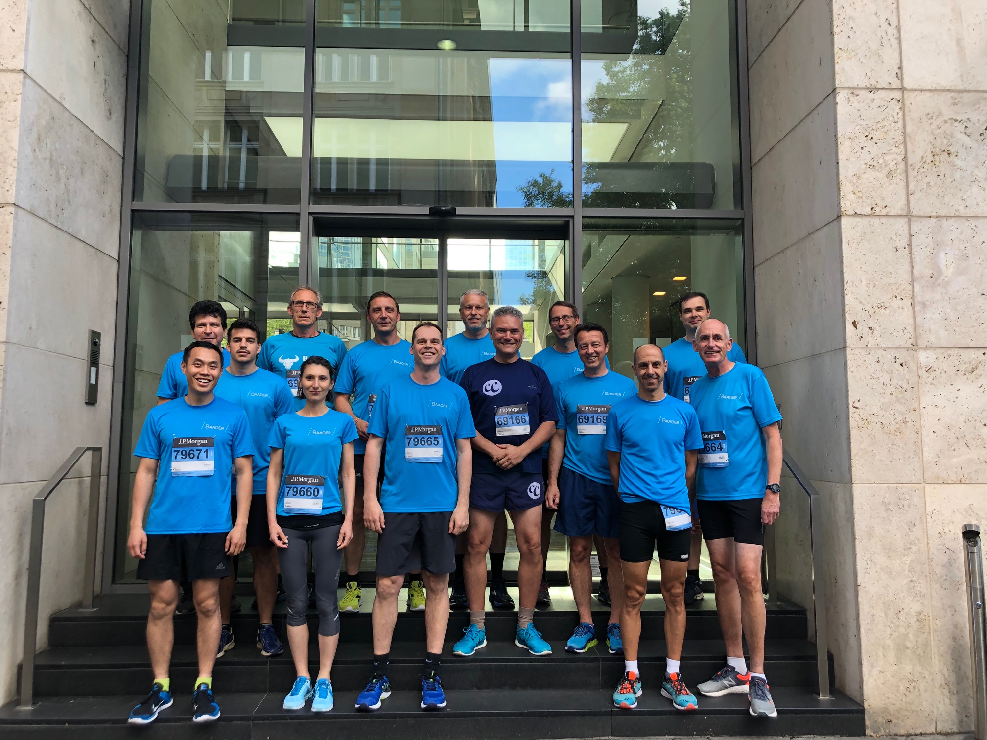 Laufgruppe in Frankfurt